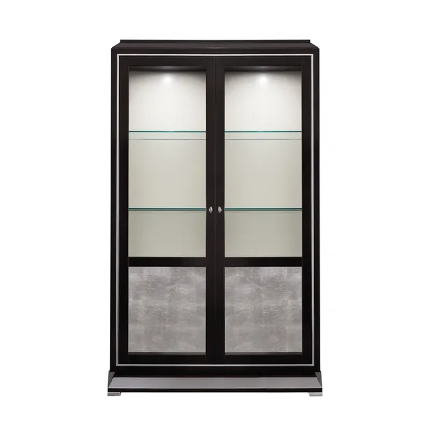 LCI Decora D0221 vetrina 2 ante legno vetro