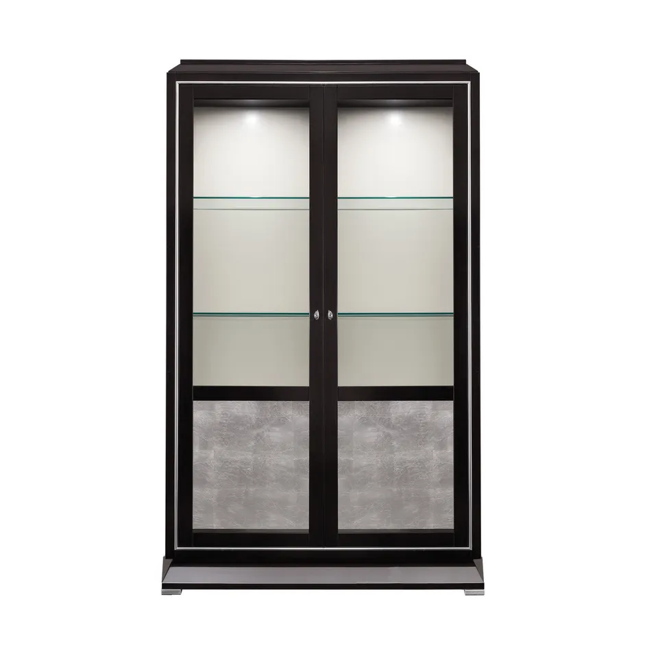 LCI Decora D0221 vetrina 2 ante legno vetro