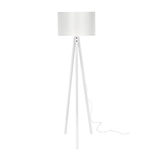 Indomita Rodi ASZ1234 Lampada da Terra Bianca
