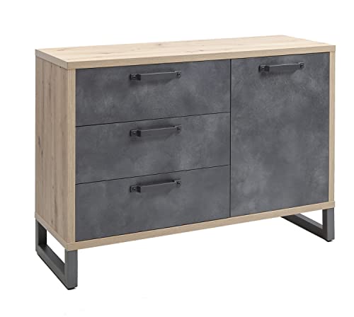 Composad LaFabrica 3 cassetti 1 anta mobile rovere grigio