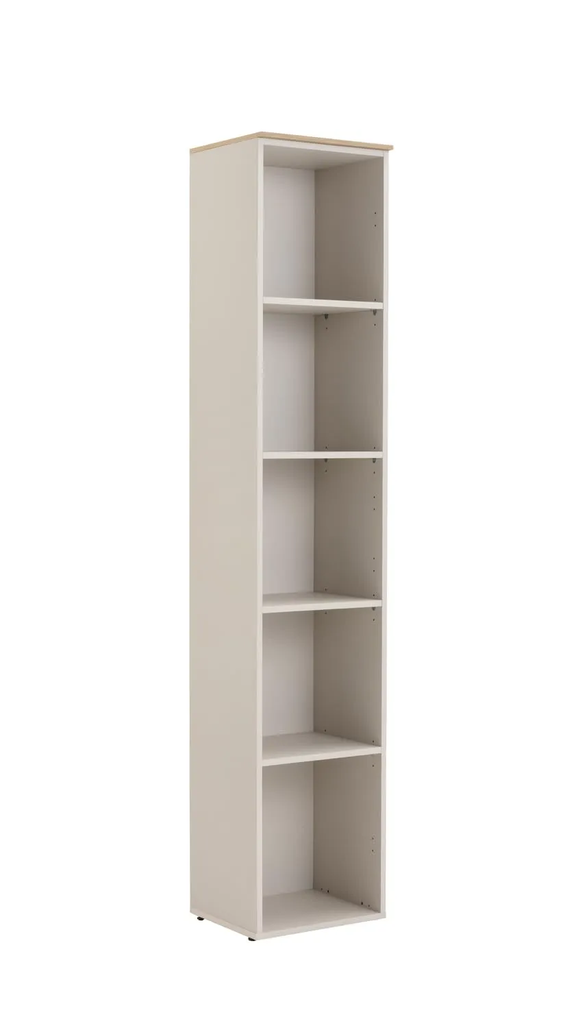 Composad Pronto libreria 5 ripiani grigio cashmere rovere mielato