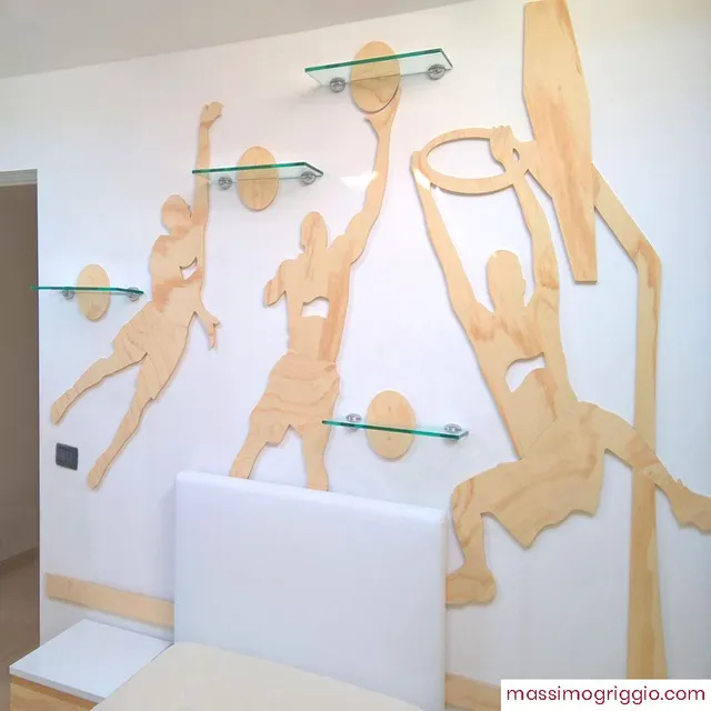 Massimo Griggio Sport silhouette luminosa decorativa