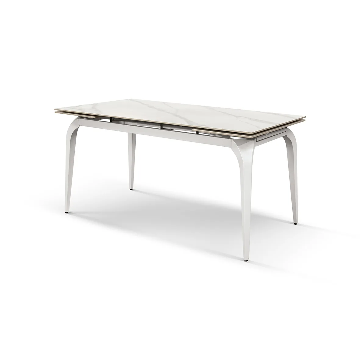Epocantica Tavolo Allungabile Ceramica Bianco 140x80