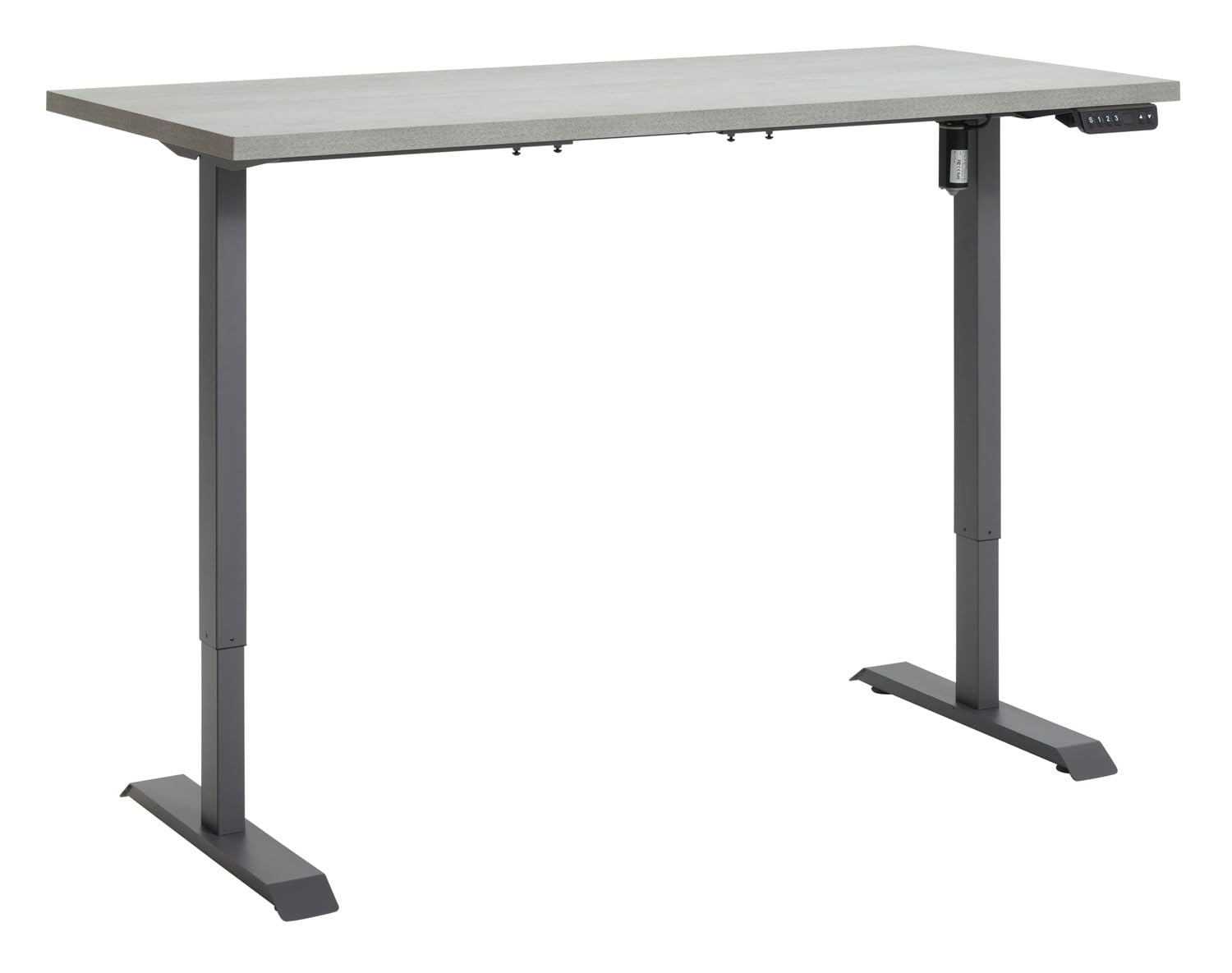 Composad Energia scrivania 150x69 cemento nero elettrica