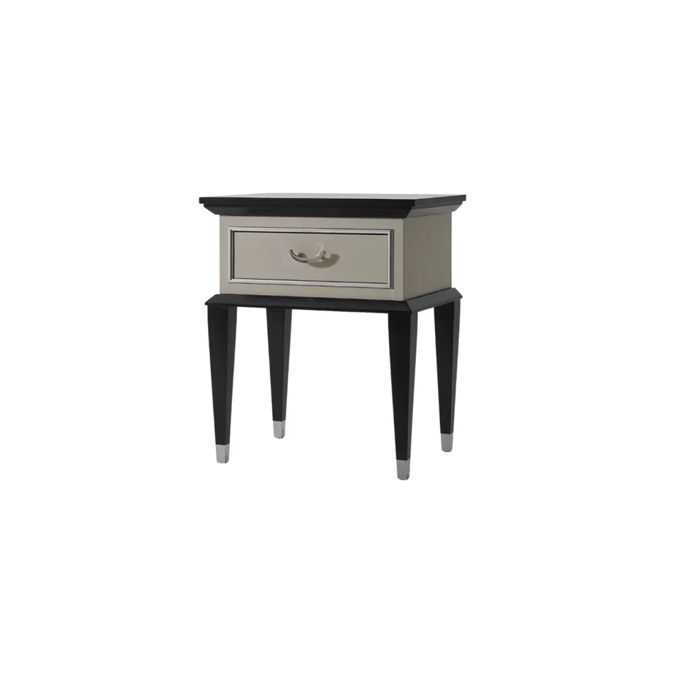 LCI Decora P0340 comodino con cassetto cromato