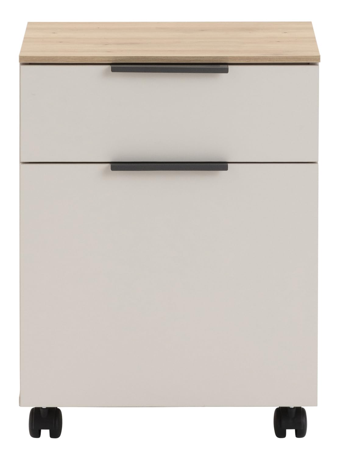 Composad Pronto Cassettiera Ufficio Ruote 1 Anta Grigio