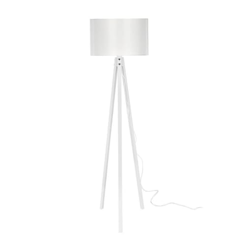 Indomita Rodi ASZ1234 Lampada da Terra Bianca