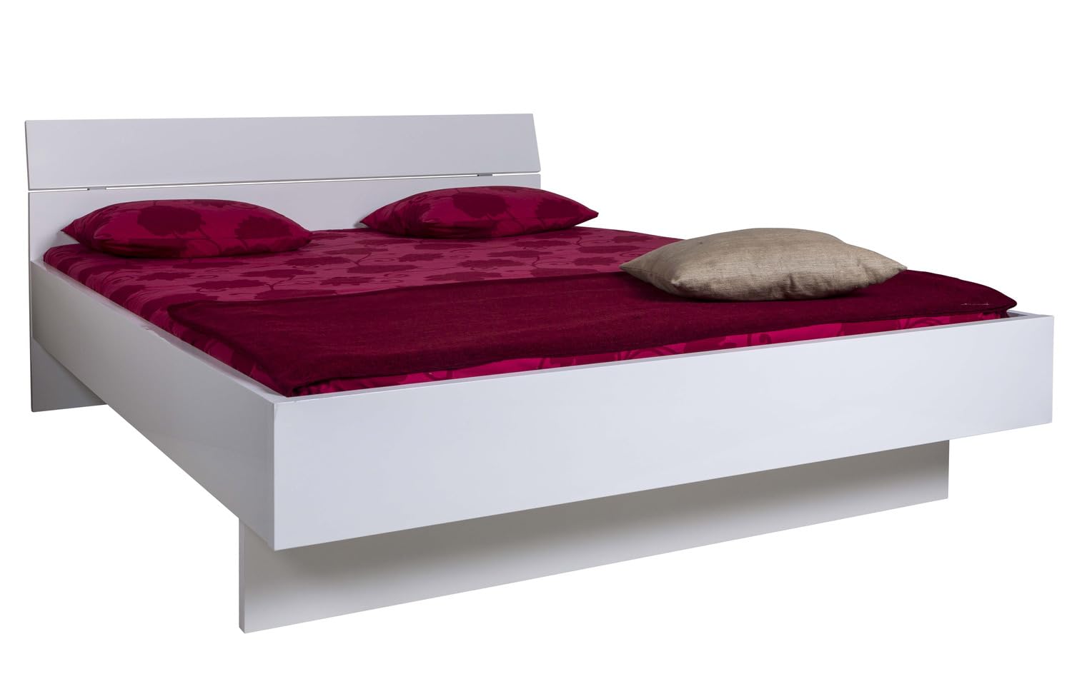 Composad Letto King Size 190x200 Bianco Laccato 201x217 cm