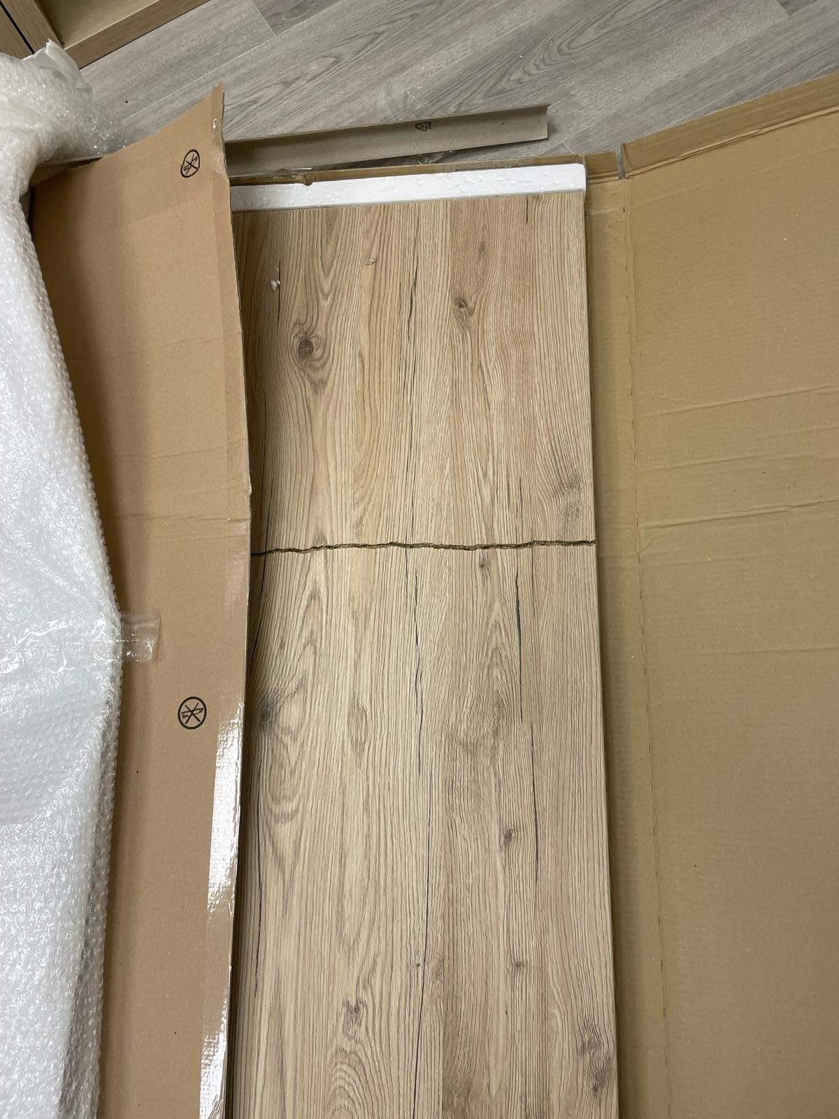 COMPOSAD Disegno Scrivania 180 cm rovere bordeaux