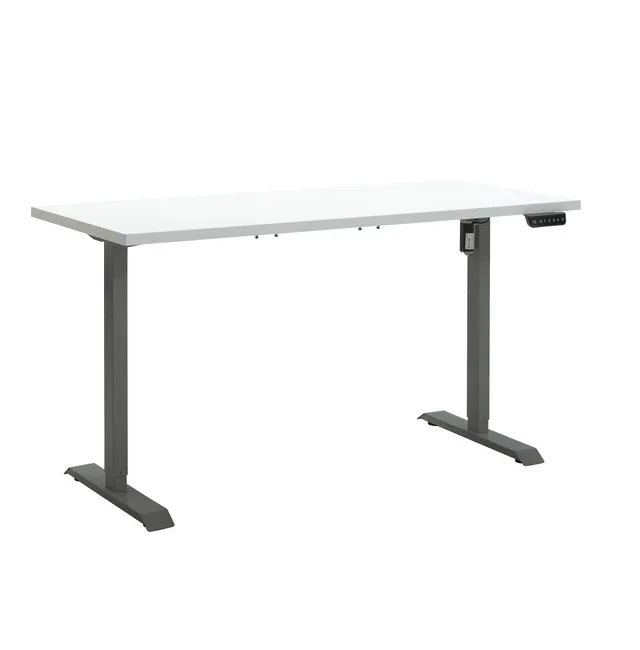 Composad Energia scrivania elettrica 150x69 bianco grigio scuro