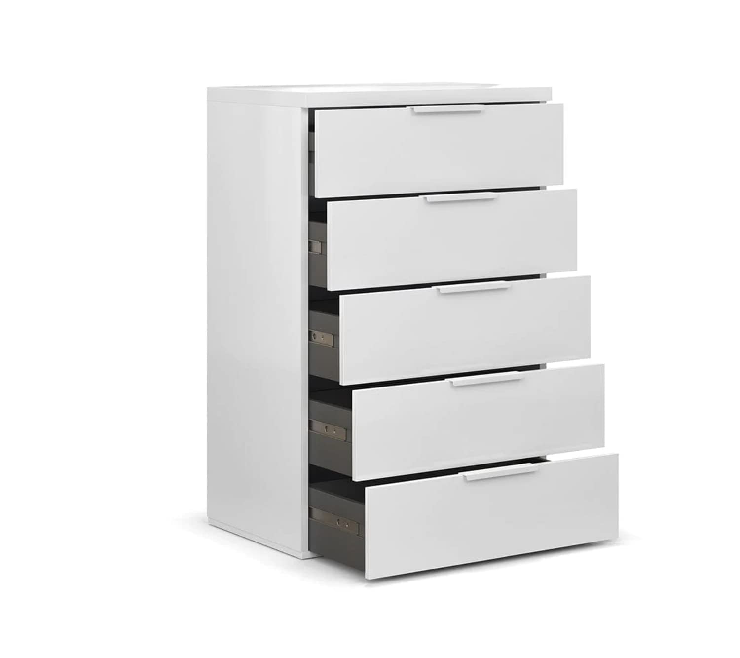 Composad cassettiera 5 cassetti settimino bianco laccato
