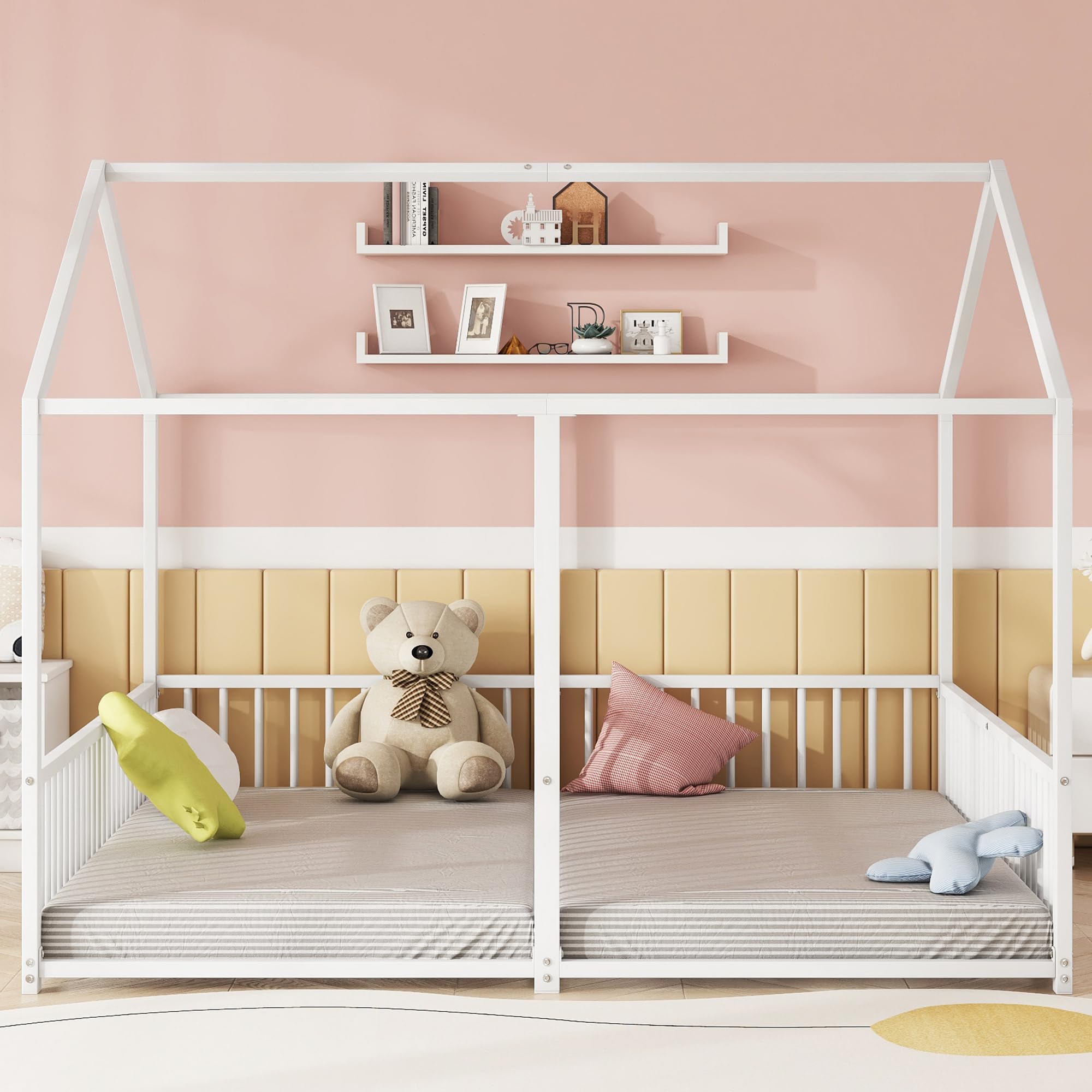 Dolamaní Letto Soppalco Bambini 90x200 Bianco Metallo