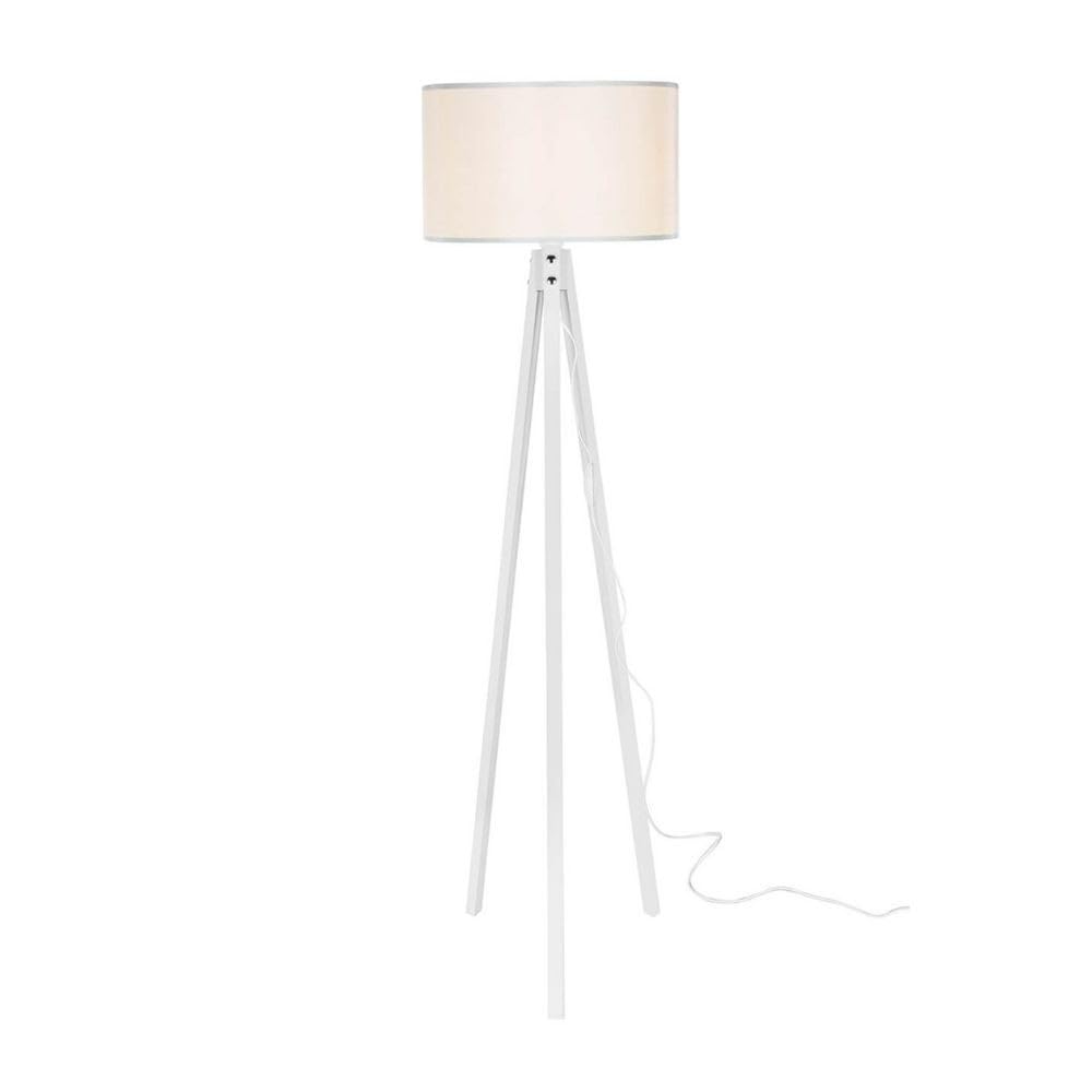 Indomita Rodi ASZ1234 Lampada da Terra Bianca