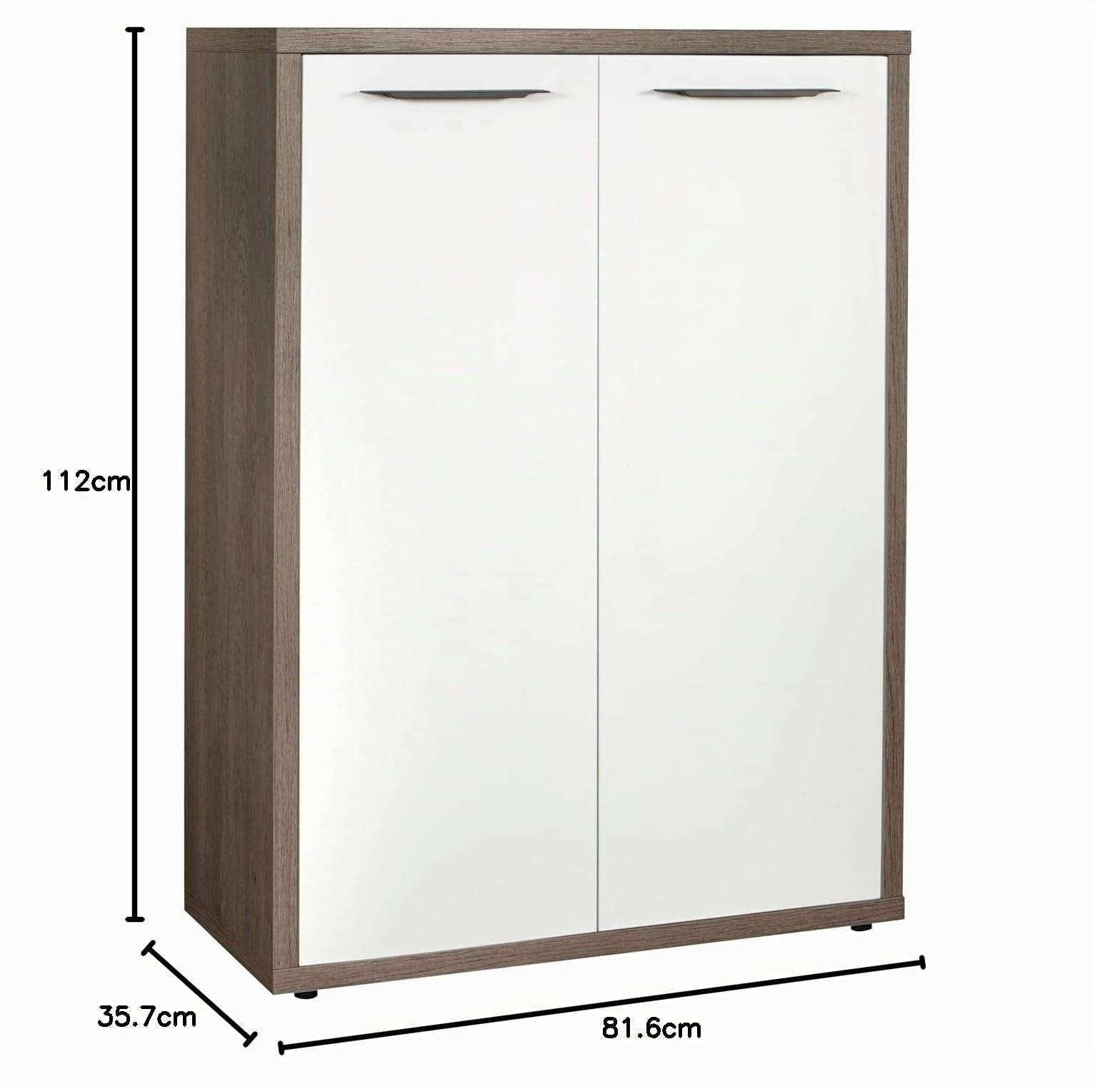 Composad Disegno mobile 2 ante rovere sonoma e bianco