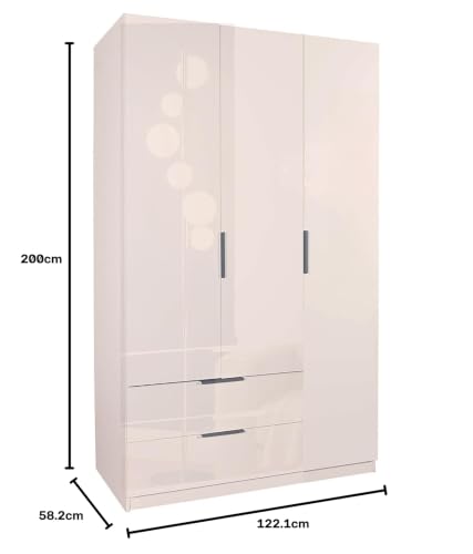 Composad Macchiato Storage 3 Ante 2 Cassetti armadio grigio