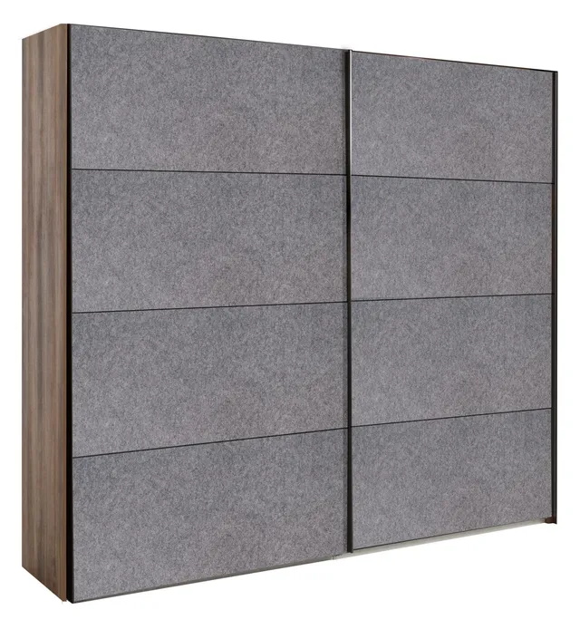 Composad Systema 200x223x67 armadio 2 ante scorrevoli rovere bianco