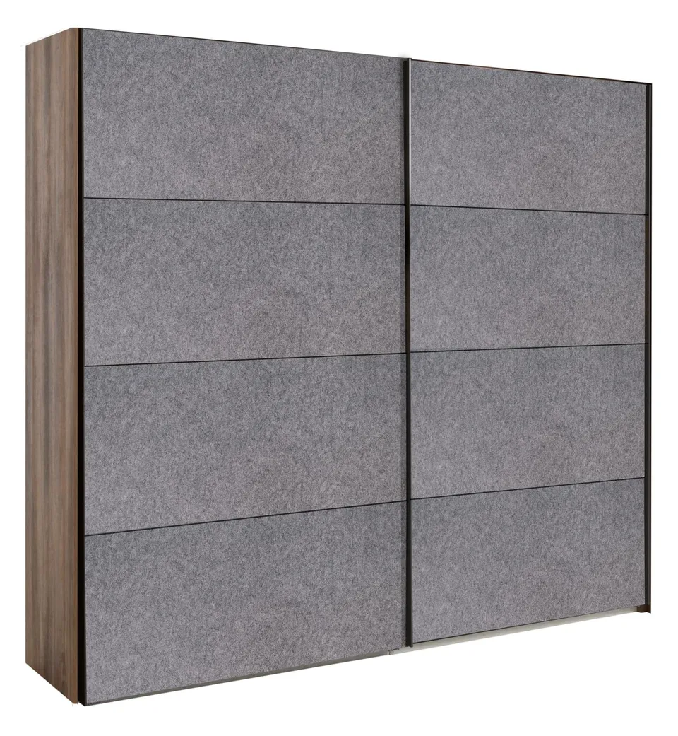 Composad Systema 200x223x67 armadio 2 ante scorrevoli rovere bianco