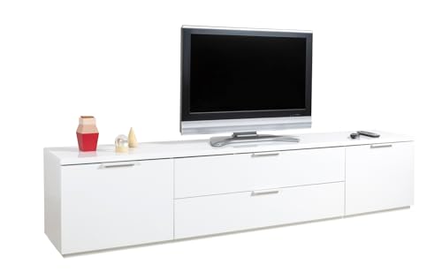 Composad Mundi mobile porta tv 2 ante 2 ribalte bianco 240 cm