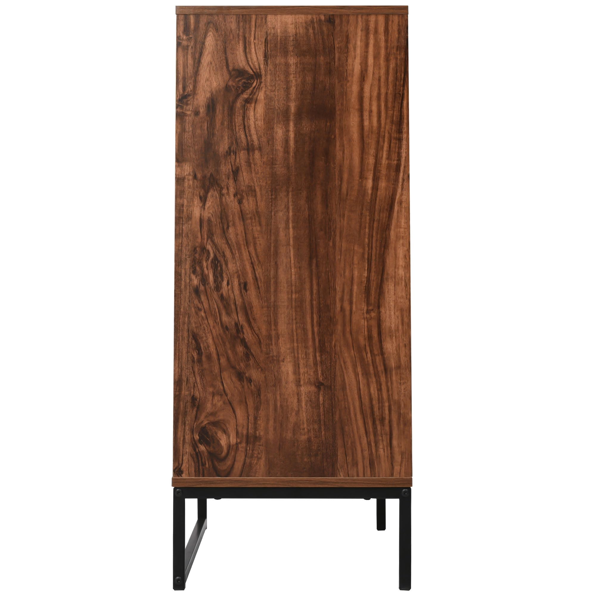 Dolamaní Credenza 86x75x36 cm ebano scuro 2 ante portavino