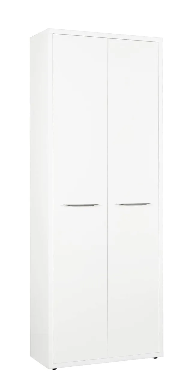 Composad Disegno Mobile Armadio 2 Ante Bianco Laccato 81 cm