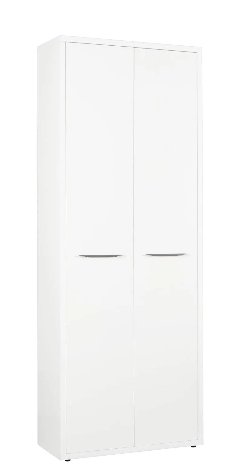 Composad Disegno Mobile Armadio 2 Ante Bianco Laccato 81 cm