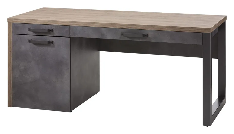 Composad Lafabrica Scrivania 170 cm Rovere Grigio Cemento industriale