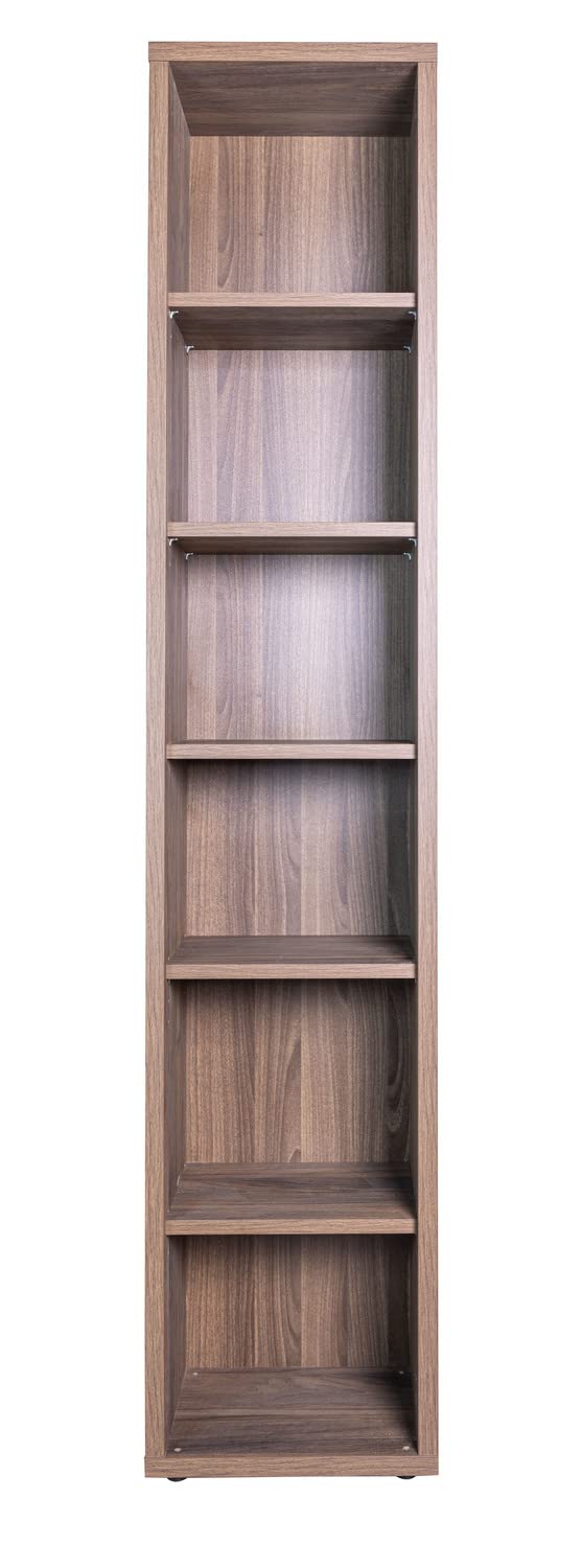 Composad Davinci Brera libreria 5 ripiani noce da ufficio