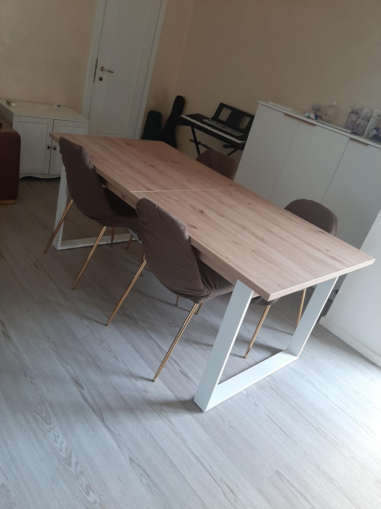 Composad Mundi Tavolo Allungabile 180/240 cm Rovere Mielato 10 Posti