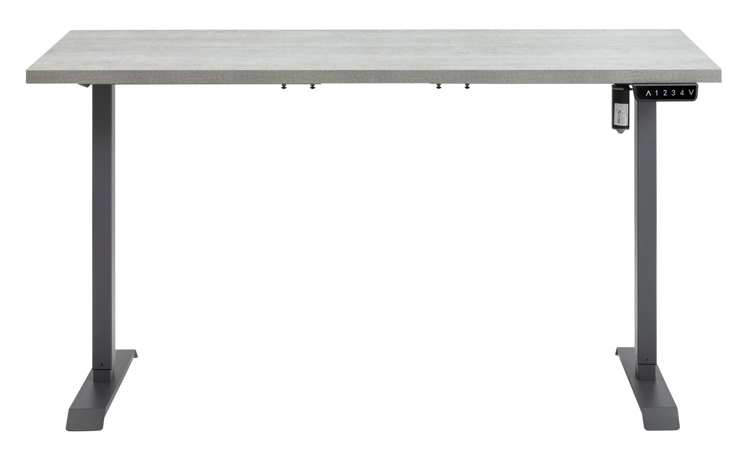 Composad Energia scrivania 150x69 cemento nero elettrica