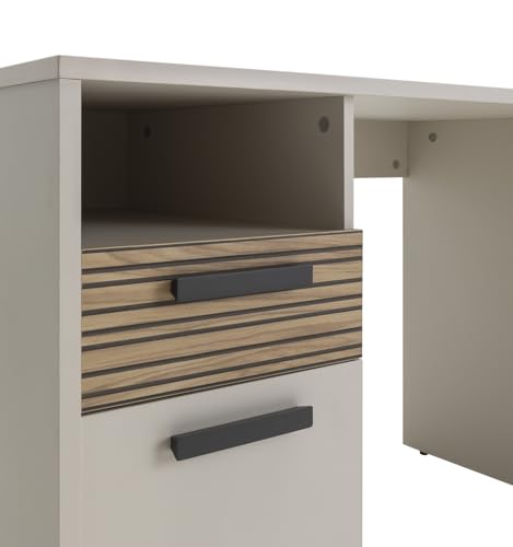 Composad Bravo scrivania anta cassetto grigio 110 cm