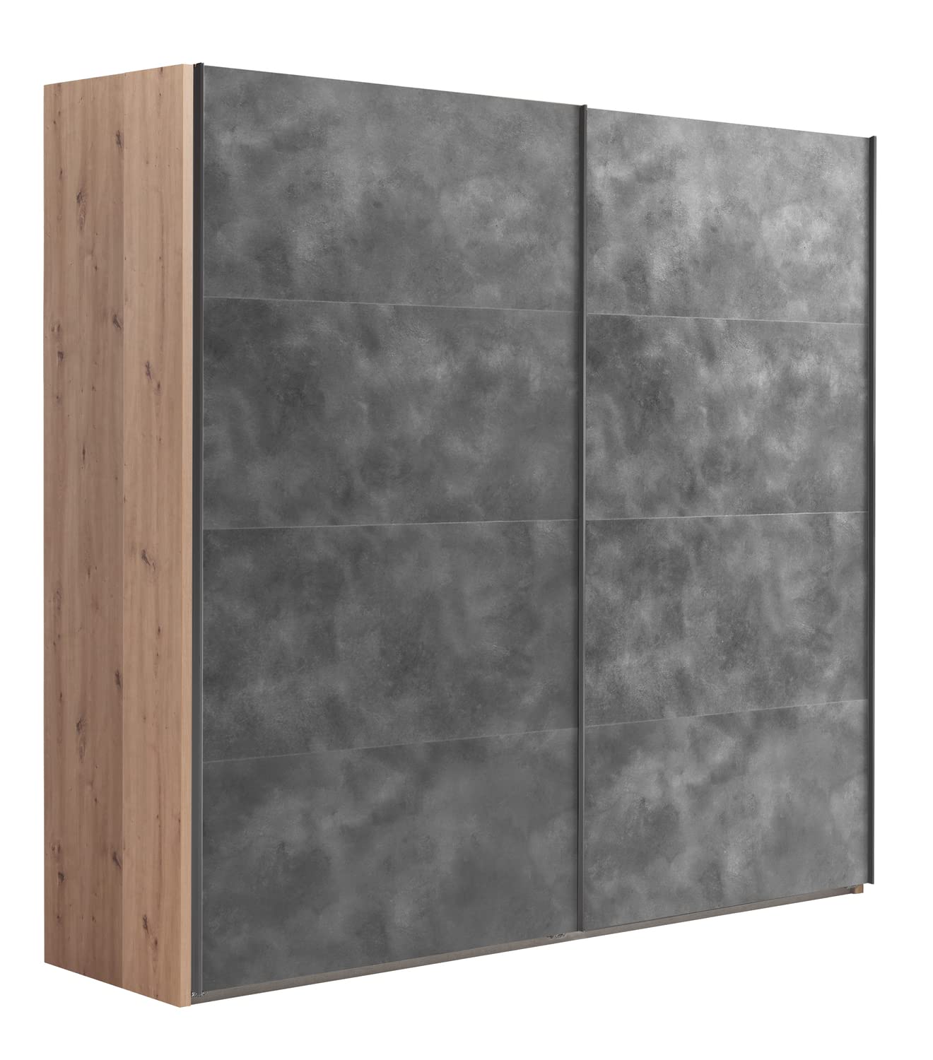 Composad Systema 250x223x67 armadio 2 ante scorrevoli rovere grigio