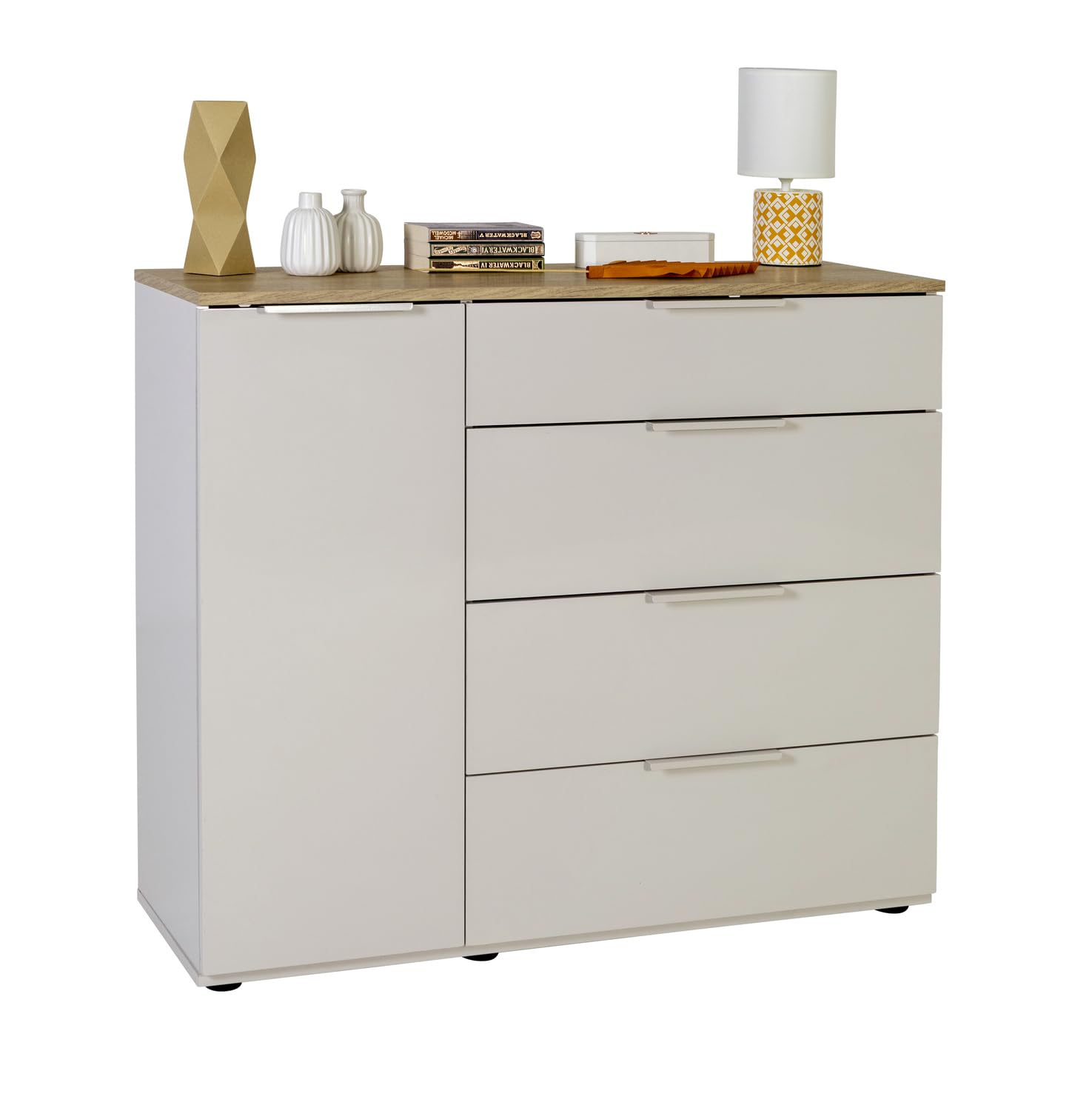 Composad Macchiato Teen Base Multiuso 4 Cassetti Grigio Cashmere
