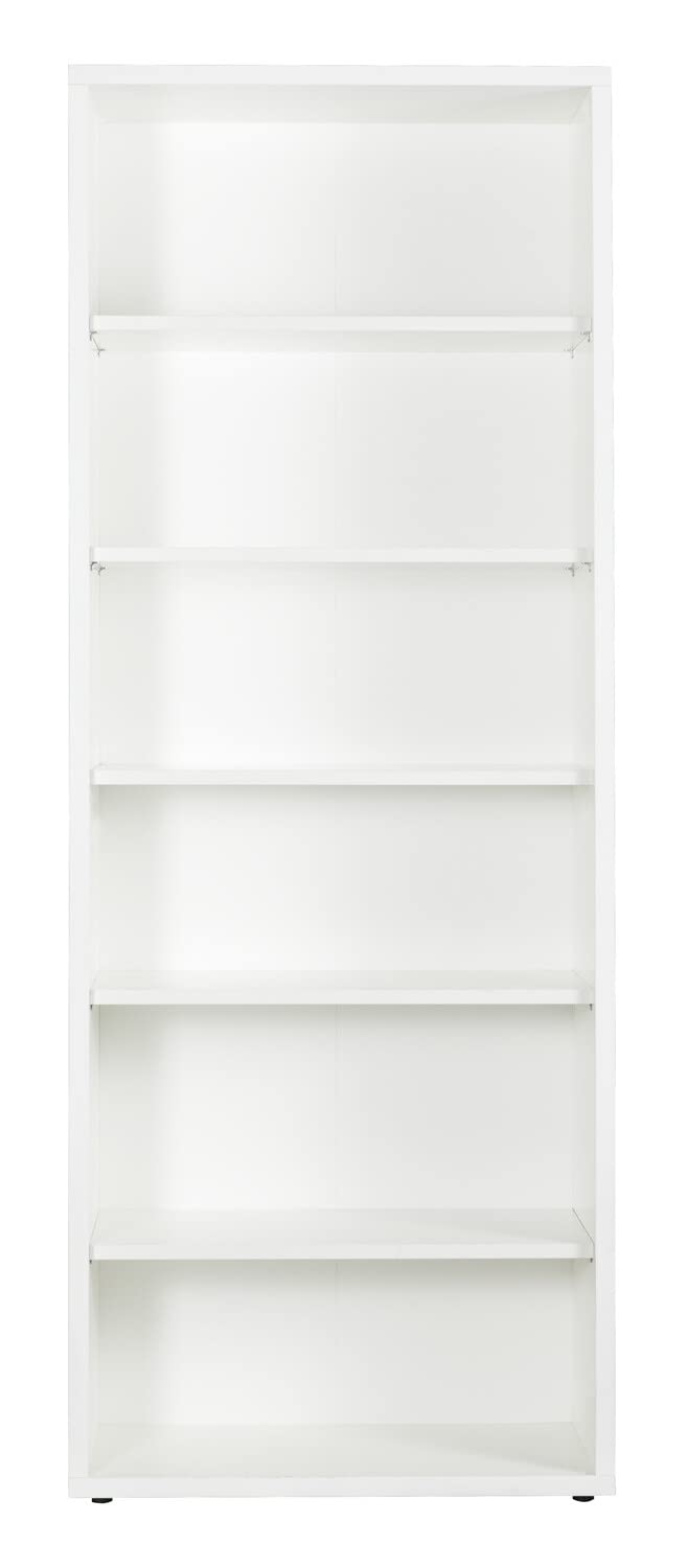 Composad Disegno B07 Libreria Aperta Bianco Laccato 82 cm