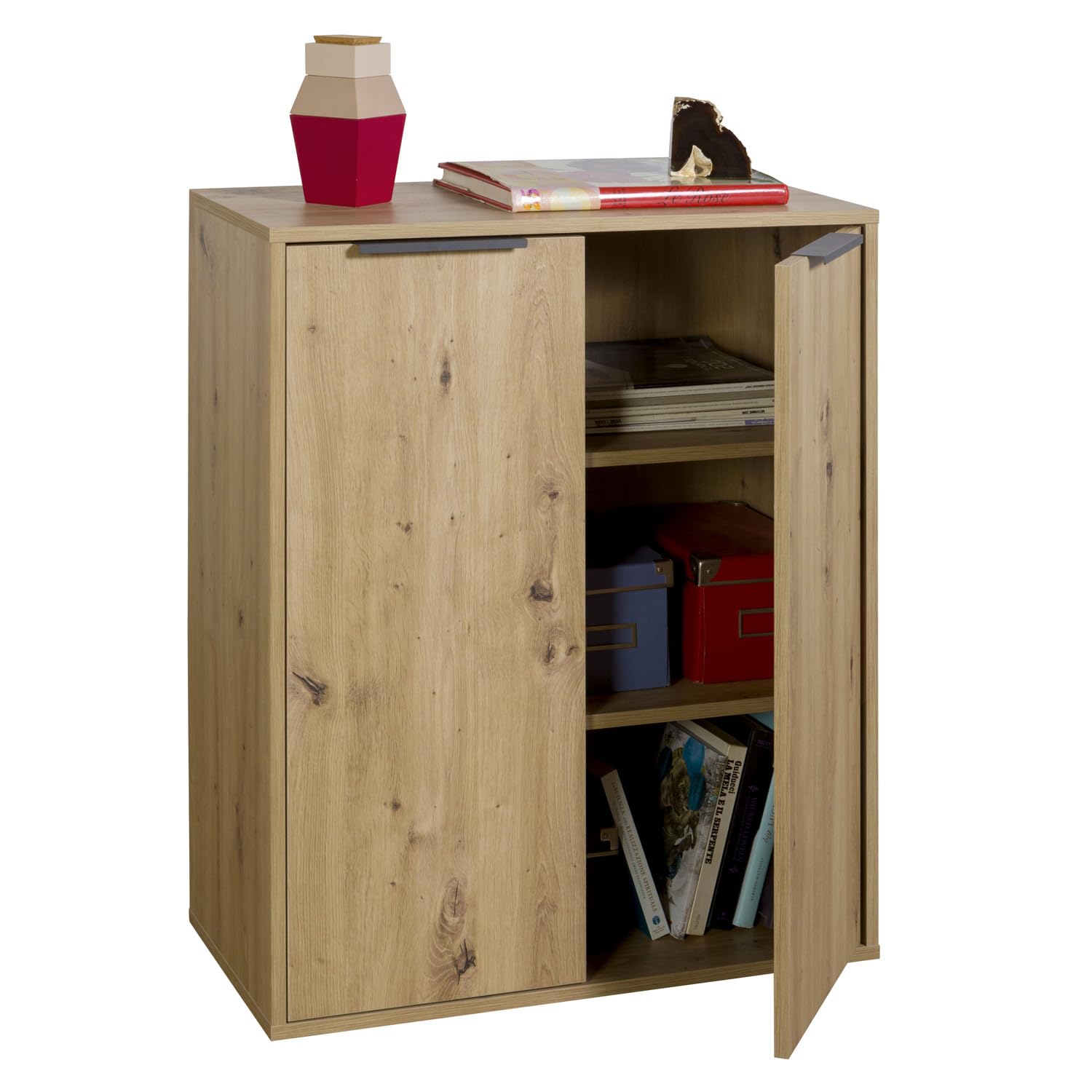 Composad Espresso armadio basso 2 ante rovere oak 72 cm