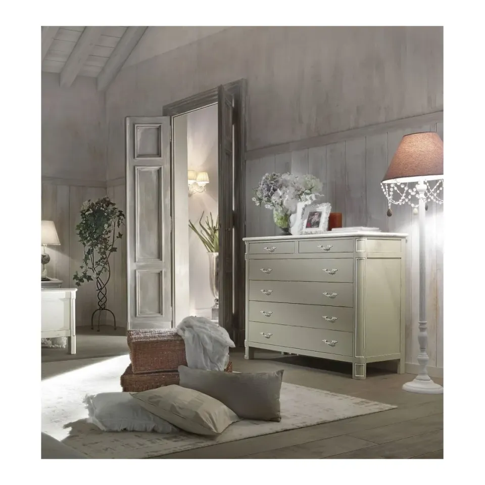 Epocantica Provenzale Como 6 cassetti legno massello