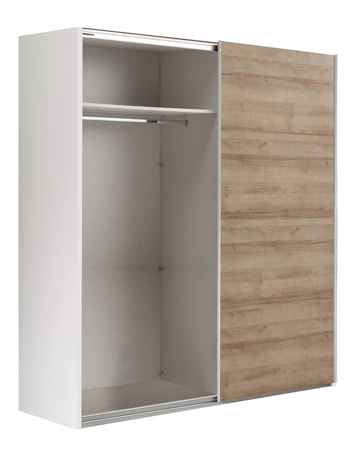 Composad Systema Armadio 2 Ante Scorrevoli Rovere Bianco 200 cm