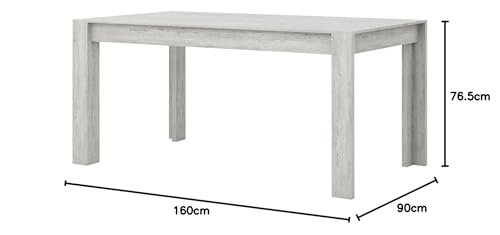 Composad Pensiero Tavolo 6 Posti 160x90 Grigio Cemento