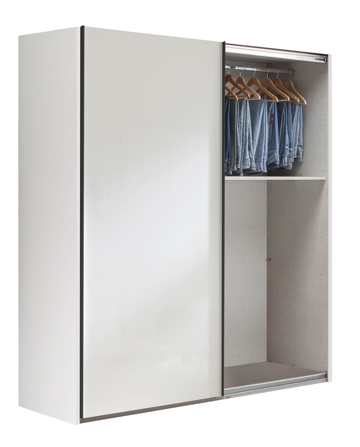 Composad Systema armadio 2 ante scorrevoli 200cm bianco laccato