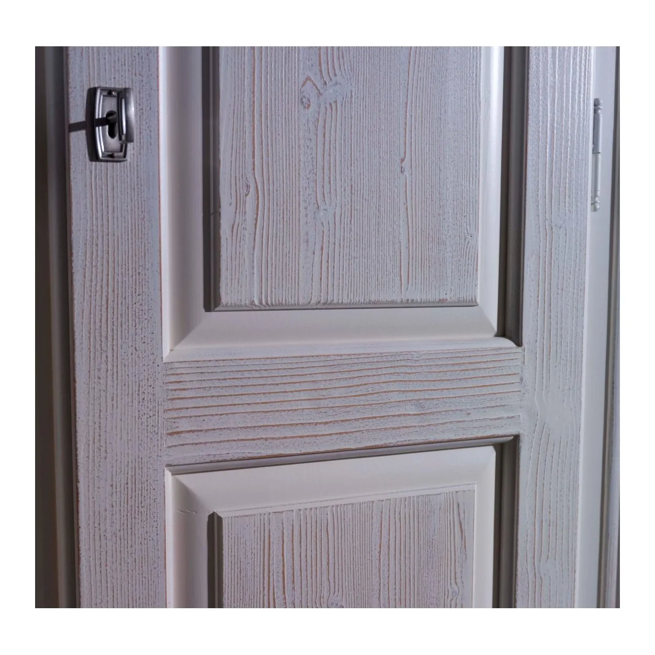 Epocantica Armadio 3 Porte Abete Laccato Bianco 181x217