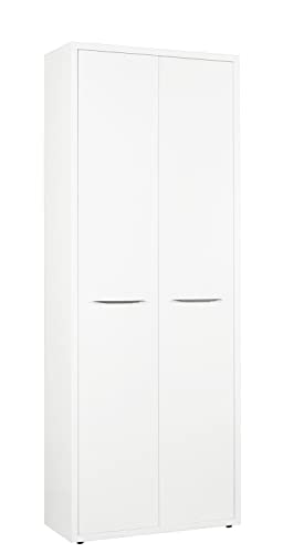 Composad Disegno Mobile Armadio 2 Ante Bianco Laccato 81 cm