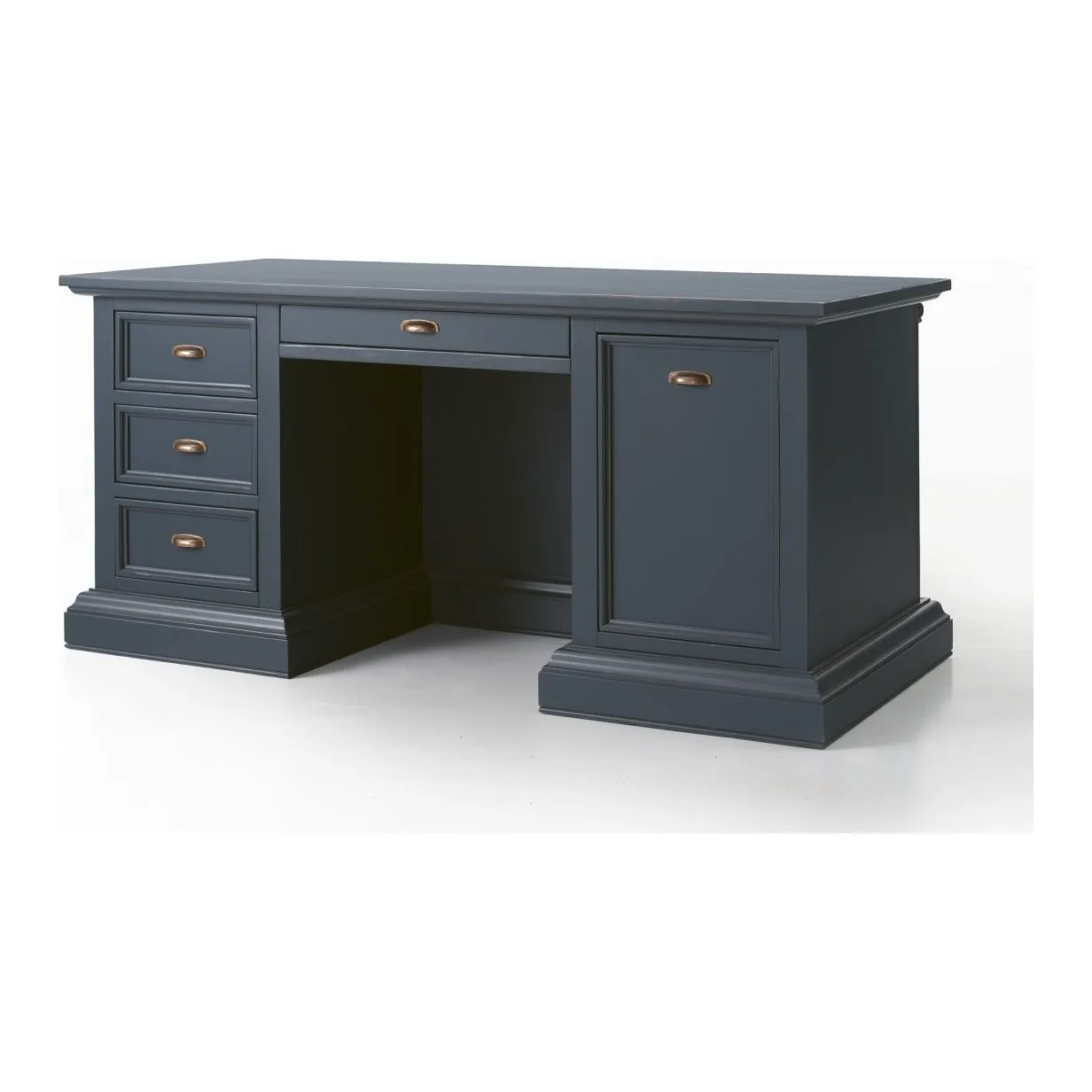 Epocantica Classica scrivania 4 cassetti pioppo 170 cm