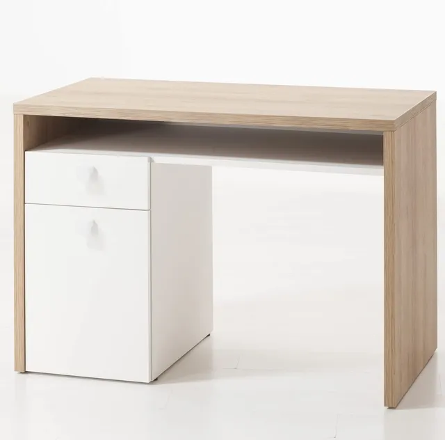 Composad Globo scrivania rovere bianco 110x76 cm