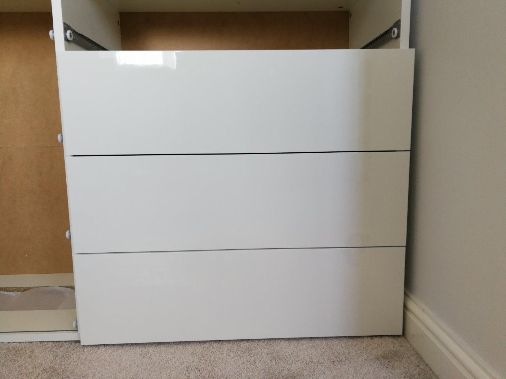 Composad Privilegio cassettiera bianco laccato 140x85x44 8 cassetti