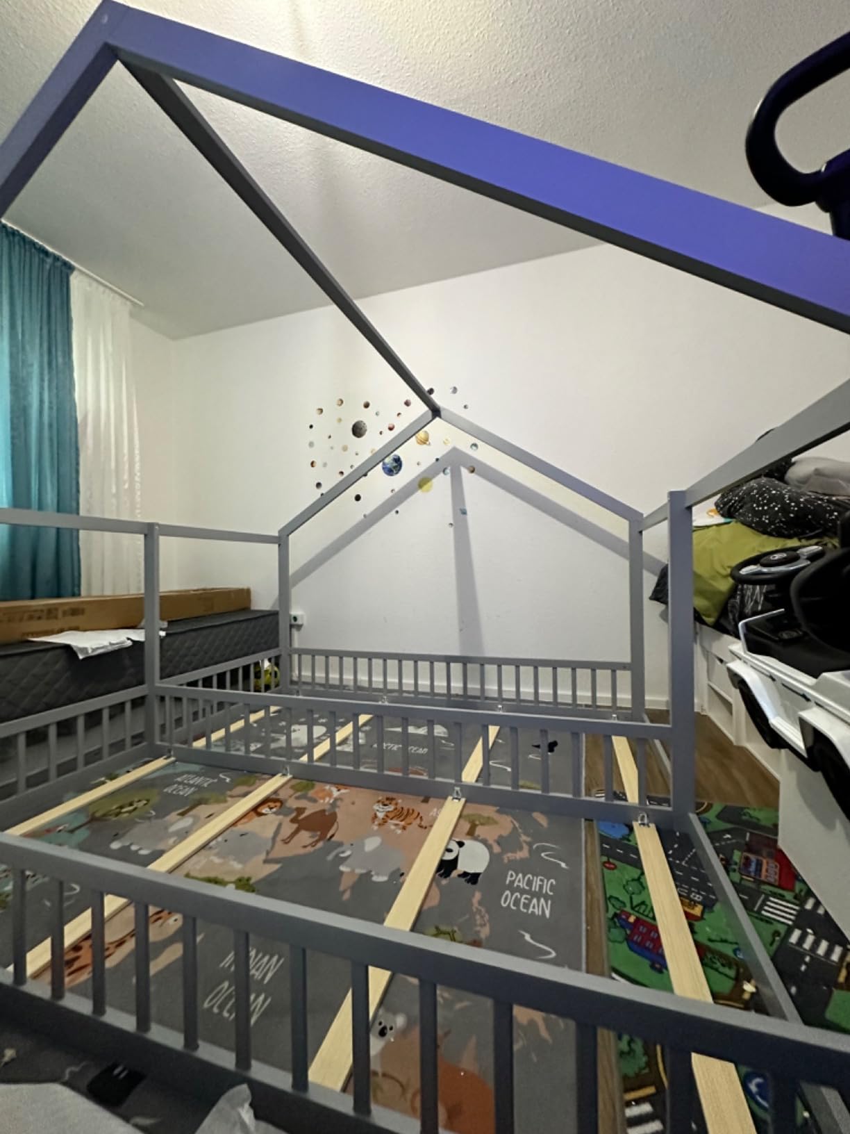 Dolamaní Letto Soppalco Bambini 90x200 Bianco Metallo
