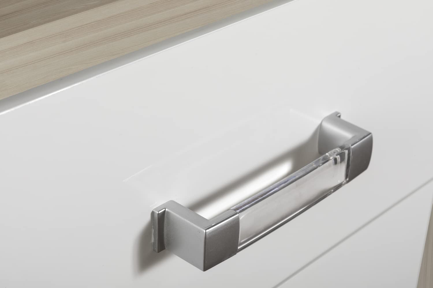 Composad Calisma scrivania 4 cassetti frassino bianco