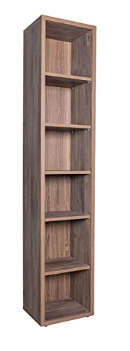 Composad Davinci Brera libreria 5 ripiani noce da ufficio