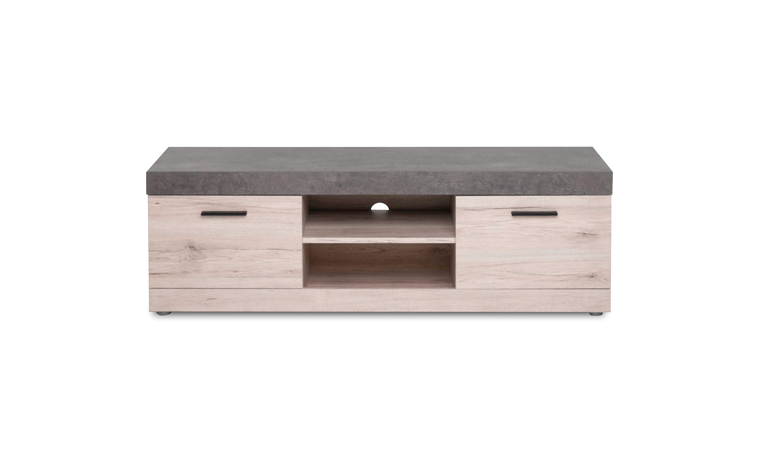 Iperbriko mobile porta TV 2 ante rovere ossido 130 cm