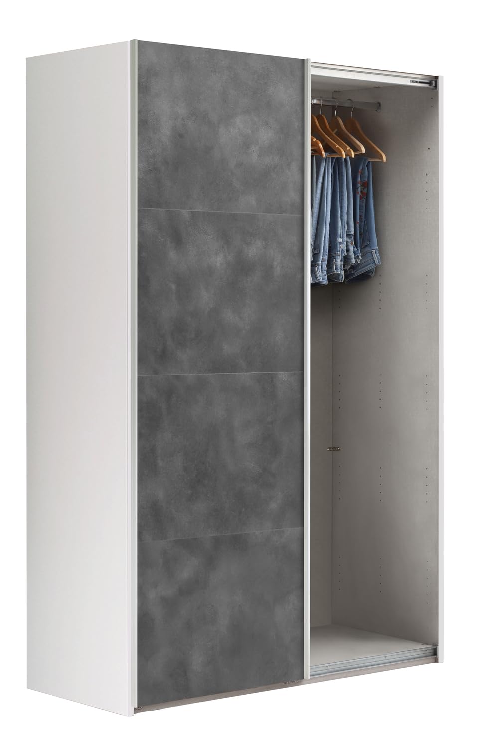 Composad Systema 150x223x67 armadio 2 ante scorrevoli grigio bianco