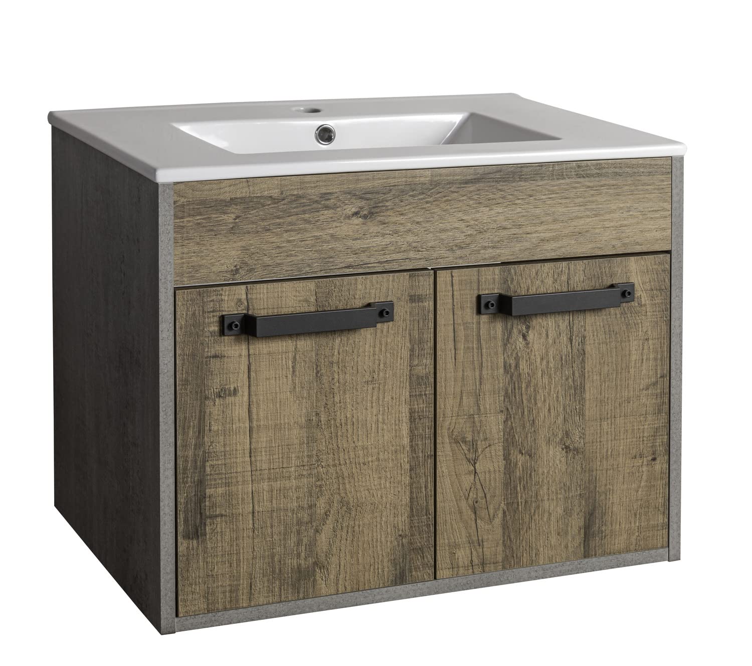 Composad LaFabrica Mobile Sottolavabo 70 Rovere Cemento