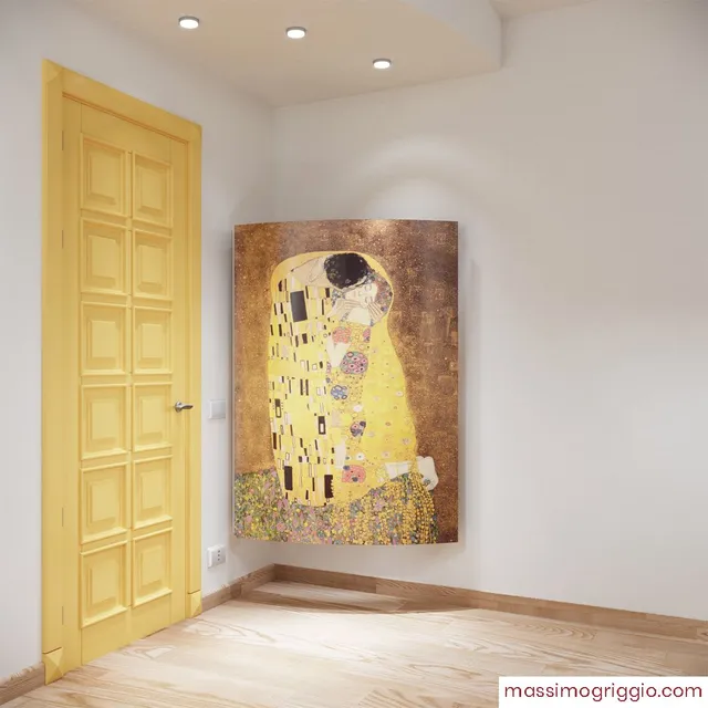 Massimo Griggio Quadro Appendiabiti Curvo per Angolo